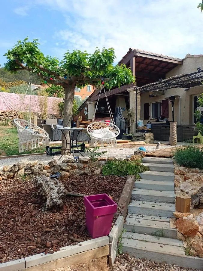 Couette-café NOTRE PETIT COIN DE PARADIS chambres d'hôtes chez l'habitant Seillons-Source-d'Argens